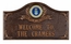 Military Service In God We Trust Plaque With Navy, Army, Air Force, Coast Guard, or Marines Medallion - Displays Address, Name, or Custom Message