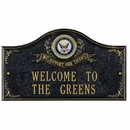 Personalized Military We Support Our Troops Address Plaque, Welcome Sign, Name Sign