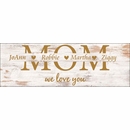 Personalized Mom Box Sign