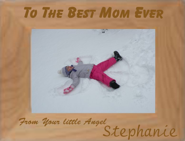 Mother's Day Personalized Picture Frame Custom Engraved Photo Frame