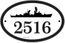 Naval Theme Address Sign or Business Name Sign