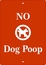 Personalized No Dog Poop Sign