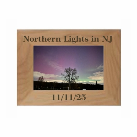 Personalized Northern Lights Picture Frame