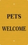 Personalized Dogs and Pets Welcome Sign