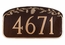 Address Sign With Pine Cones - Nature Theme Custom Address Plaque