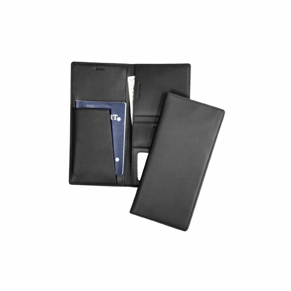 Personalized RFID Shield Leather Passport Holder Monogrammed With