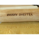 Personalized Rolling Pin - Embosses Baker's Name in Pie Crust