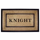 Personalized Rubber Coir Door Mat With Name, Monogram Initial, or Custom Text