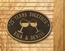 Personalized Anniversary Sign with Two Toasting Wine Glasses