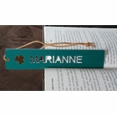 Personalized St. Patrick's Day Bookmark with Your Name and a Shamrock