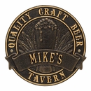 Personalized Tavern Plaque - Quality Craft Beer Sign