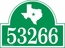 Texas Address Plaque