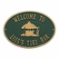 Personalized Tiki Hut Wall Plaque
