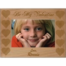 Personalized Valentine's Day Picture Frame - Custom Engraved Be My Valentine Photo Frame