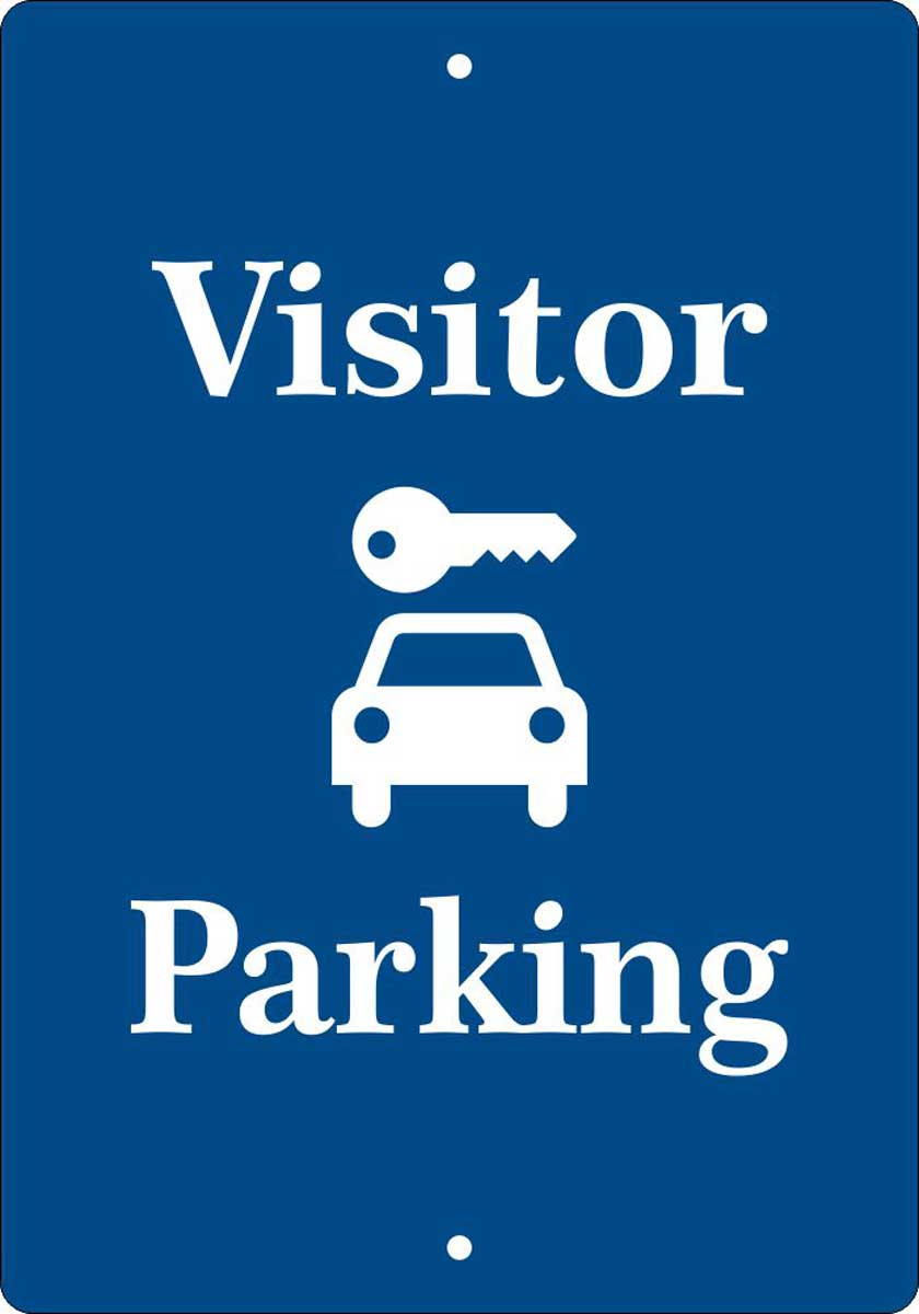 Personalized Visitor Parking Sign