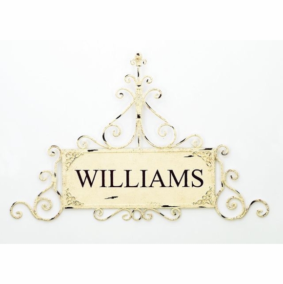 Personalized Iron Wall Grille