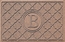 Water and Dirt Trapping Doormat Personalized With Initial Monogram