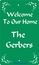 Personalized Welcome to Our Home Sign - Custom Plaque With Name