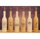 Personalized wine bottle pepper mill