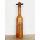 Personalized wine bottle pepper mill