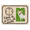 Pet Photo Wall Clock time for a walk