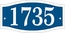 Small Double Arch Address Plaque