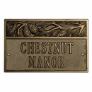 Pine Cone Address Sign or House Name Plaque