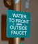 Pipe Label with Cable Tie Attachment