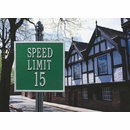 Post Mount Sign - Speed Limit, Watch For Children, No Through Traffic or Other Custom Wording