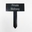 Slate Stake Sign For Private Property, Drive, Walkway, Yard, or other Custom Text