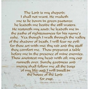 Psalm 23 Wall Art Box Sign