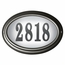 Oval Lighted Address Sign