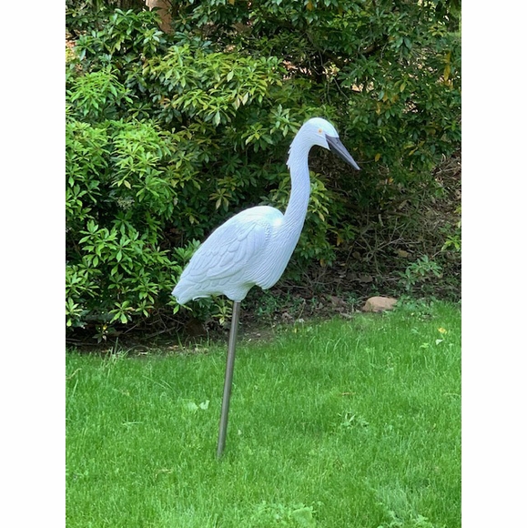 Realistic Egret Garden Statue