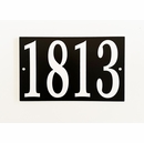 Rectangle Address Plaque | Large 4.25 Inch House Numbers