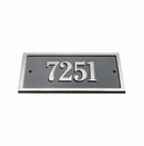 Rectangle Address Plaque with House Number