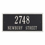 Aluminum Metal Address Sign - Rectangle Shape Address Plaque
