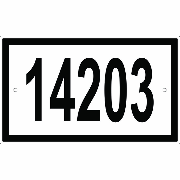 Reflective House Number Plaque