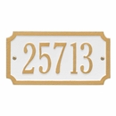 Rectangular Home Address Sign