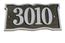 Rectangular House Number Plaque - Choose Solid Aluminum or Solid Brass