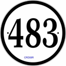 Reflective Address Number Sign