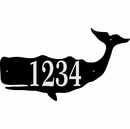 Reflective Whale Address Sign