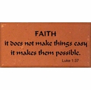 Religious Saying Engraved Brick With Bible Passage, Psalm, Prayer, Or Your Own Saying