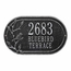 Address Plaque with Bird On Tree Branch