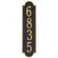 Vertical House Number Sign - Address Marker for Narrow Spaces