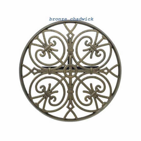 Wall Mount Garden Hose Holder Round With Decorative Scroll