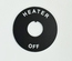Custom Round Legend Plate for Toggle Switch or Indicator Lamp