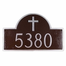 Rugged Cross Address Plate