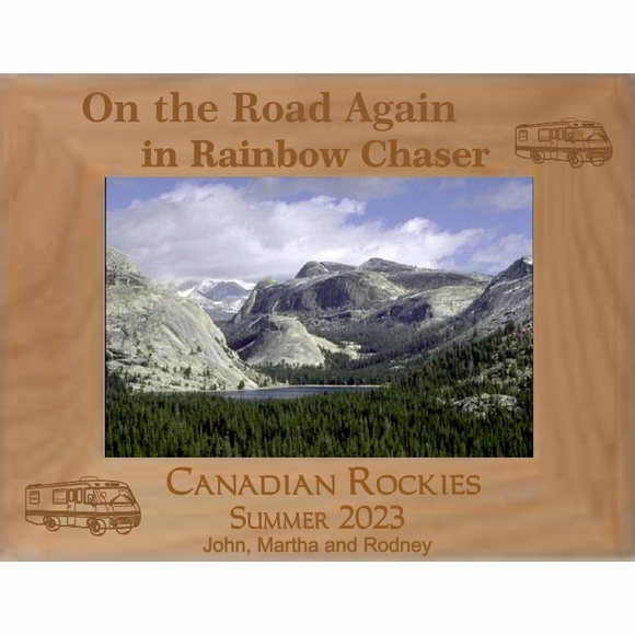 RV Personalized Picture Frame
