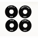 RV Toggle Switch Label Legend Plate