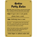 RV Toilet Instructions for Guests
